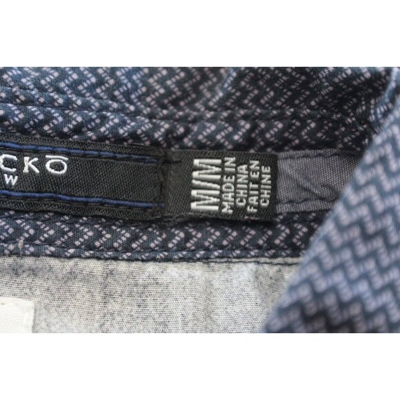 Marc Ecko Cut and Sew Button Up Shirt Men's Size M - Picture 5 of 5